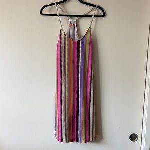 Multicolor Knit Mini Dress